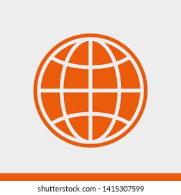 Globe earth icon. World icon