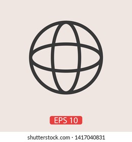 Globe earth icon. World icon