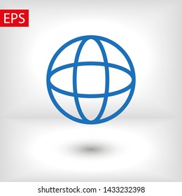 Globe earth icon. World icon