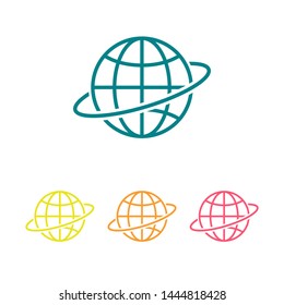 Globe earth icon. World icon