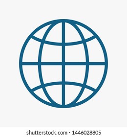Globe earth icon. World icon