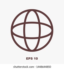 Globe earth icon. World icon