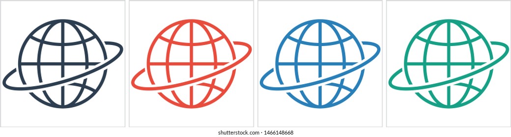 Globe earth icon. World icon