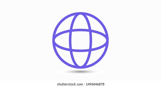 Globe earth icon. World icon