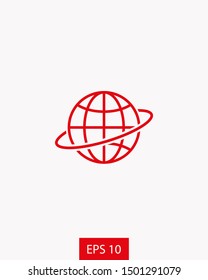 Globe earth icon. World icon