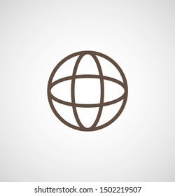 Globe earth icon. World icon