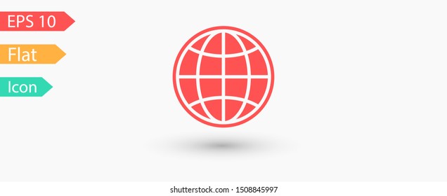 Globe earth icon. World icon