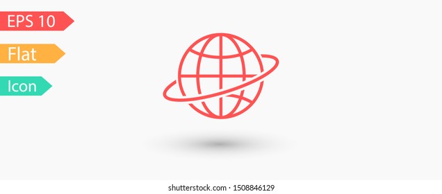 Globe earth icon. World icon