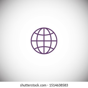 Globe earth icon. World icon