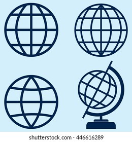Globe Earth Icons