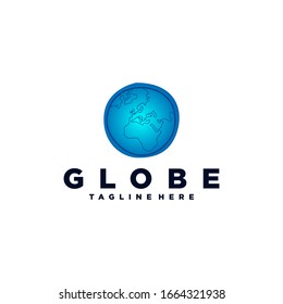 Globe Earth Logo Design Template