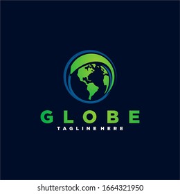 Globe Earth Logo Design Template