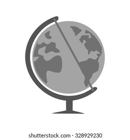 Globe, earth, planet icon vector image. Can also be used for household objects. Suitable for use on web apps, mobile apps and print media.