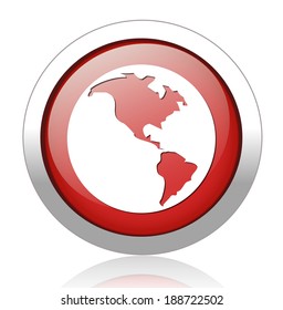 Globe earth vector icon