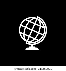Globe earth - vector icon