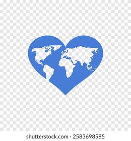 Globe earth vector icon. Illustration.