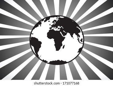 Globe earth vector icons  idea design