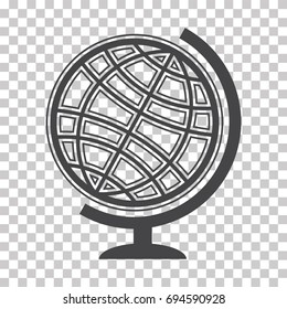Globe earth vector icons isolated on white background 
