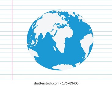 Globe earth vector icons themes idea design