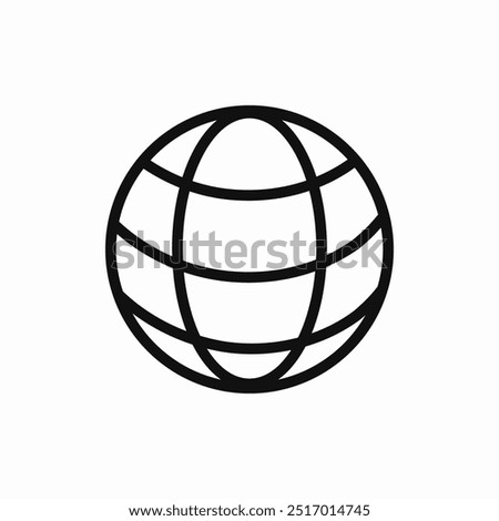 globe earth world icon sign vector