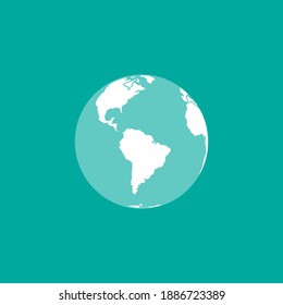 Globe ecology icon design, vector illustration eps10 graphic