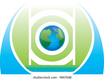 Globe - Environmental Symbol