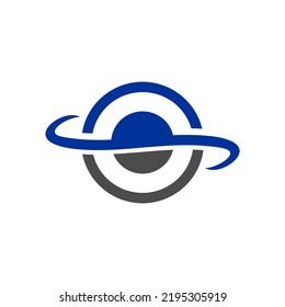 Globe and eye combination,Simple Minimalist elegant logo design
