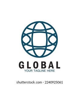 globe film icon vector illustration template design
