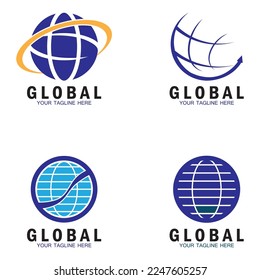 globe film icon vector illustration template design
