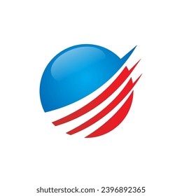 globe finance sphere simple logo