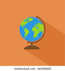 Globe flat icon