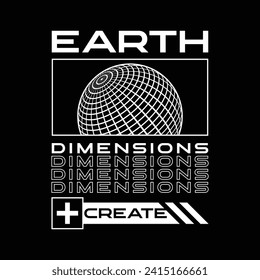globe frame poster design, background, t-shirt, vector design illustration
