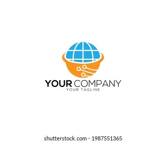 Globe G Technology Logo For Digital Company.