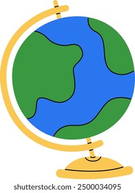 Globe Geography Accessory Vector Illustration