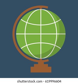 globe geography tool icon