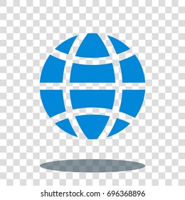 globe global world icon vector isolated