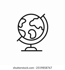 globe globus icon sign vector