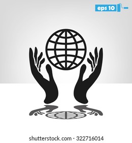 globe hands