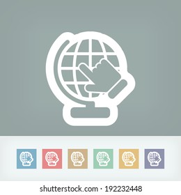 Globe icon