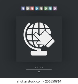 Globe icon