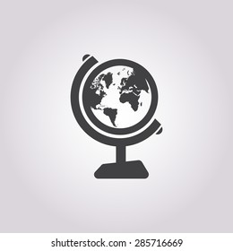 Globe icon.