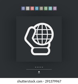 Globe icon