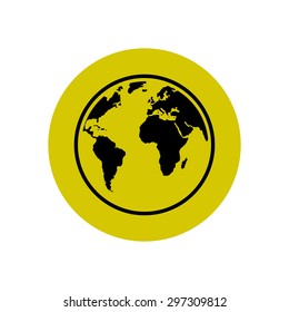 Globe icon.