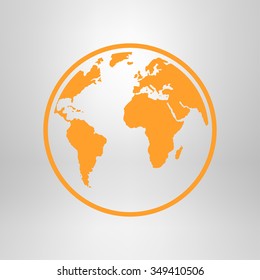Globe icon.