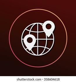 Globe icon
