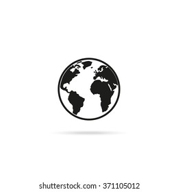 Globe icon. 