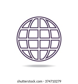 Globe icon