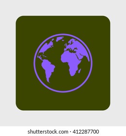 Globe icon.