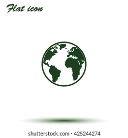 Globe icon. 