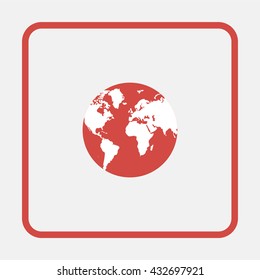 Globe icon.